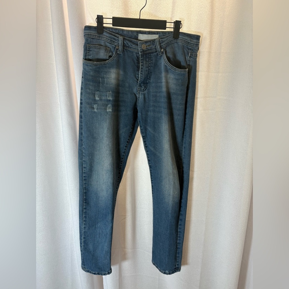 Refinery Republic Denim Jeans Straight Stretch Mens‎ 32x30 GUC 549